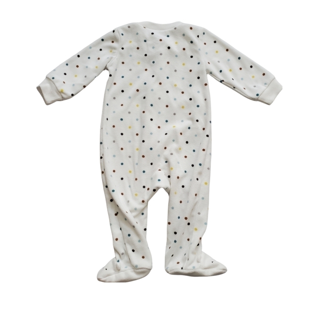 Carter's 3-Pack Girls Fleece Zip Footie Winter‎ Pajamas - Picture 11 of 11